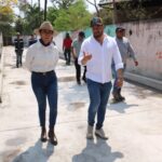 Fanny Arreola: Avanza con fuerza la remodelación del Parque Amanecer.